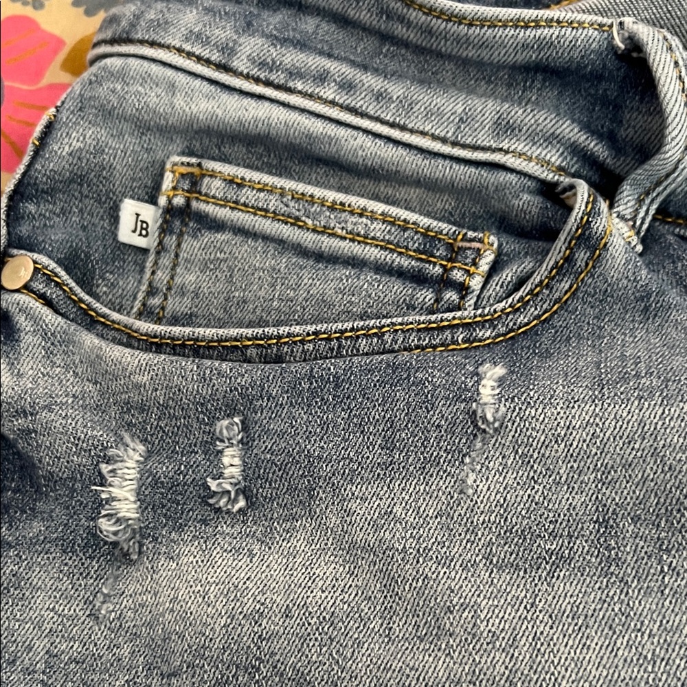 Judy Blue Classic Blue Straight Leg Jeans - Picture 5 of 7